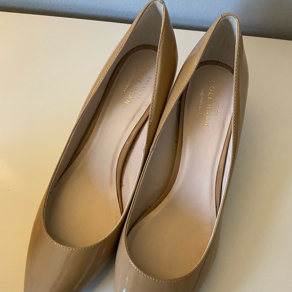 Cole Haan Patent Leather kitten heels